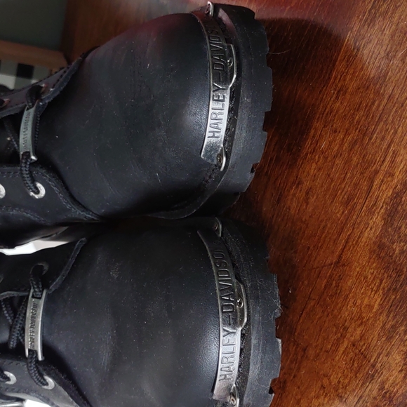 🚫SOLD🚫 Black Hardcore Harley Davidson boots size 10 - Picture 3 of 8